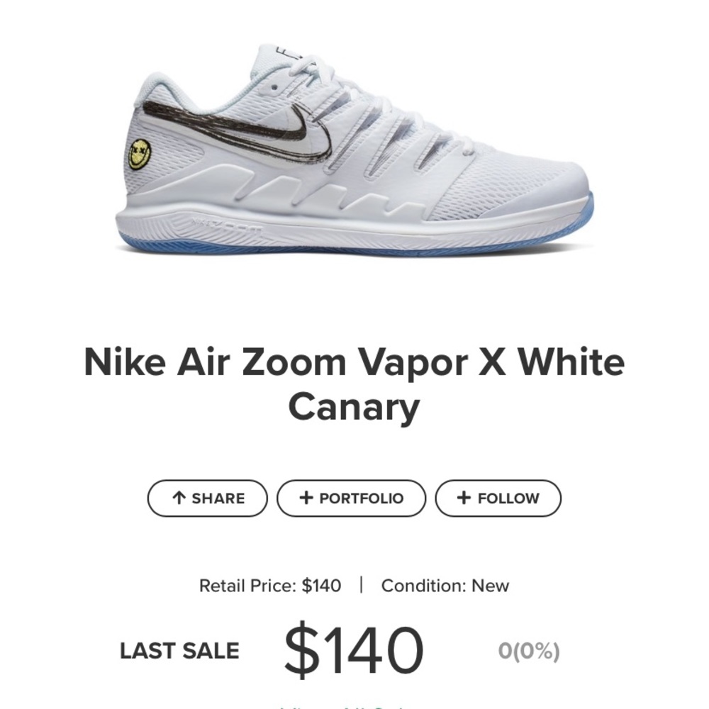 Rare Nike Tennis Shoes (Air Zoom Vapor X)